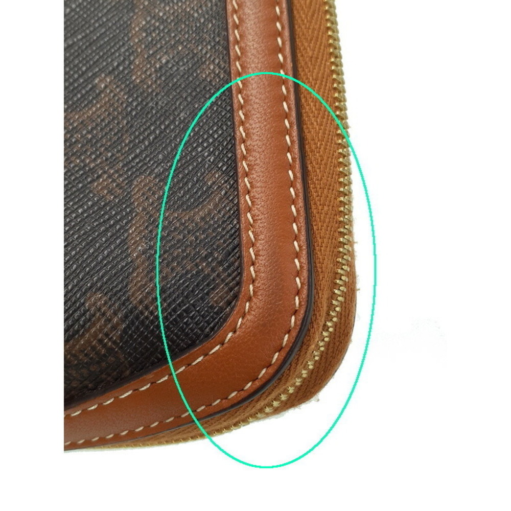 Celine Triomphe Canvas Cosmetic Pouch - Picture 5 of 9